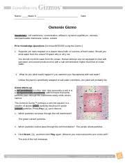 Particleatom when it is a monoatomic element. Activity B Effect Of Cell Volume Get The Gizmo Ready Click Reset Set The Solute Course Hero
