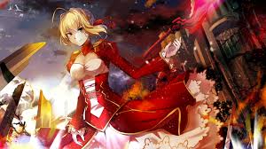 The best gifs are on giphy. Red Saber Nero Claudius Fate Extra Last Encore 4k 6972