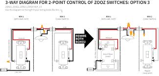 3 way switch wiring diagram. 3 Way Diagrams For Zen21 Zen22 Zen23 And Zen24 Switches Zooz Support Center