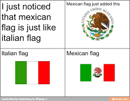 All predictions, data and statistics at one infographic. I Just Noticed That Mexican Flag Is Just Like Italian Flag Mexican Flag Just Added This Nidos So Mee Ifunny