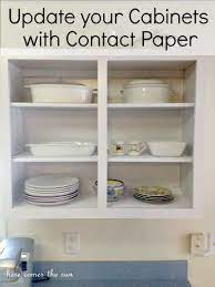 How To Update Cabinets Using Contact Paper Update Cabinets Kitchen Upgrades Cabinet