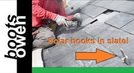 Fitting solar panel brackets to a SLATE roof: simple, watertight method!