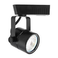 Black Mini Round Mr16 Low Voltage 120 12v Led Track Light Fixture Head