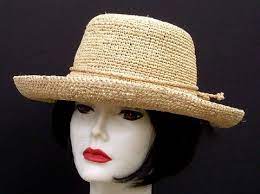 Petite Crochet Raffia For The Petite Lady And Small Heads By Hat A Tude Com Hats For Small Heads Summer Straw Hat Raffia