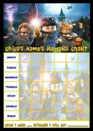Details About Lego Harry Potter Personalised Reward Chart With Free Stickers And Pen