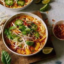 Spicy Chicken Laksa Spoon Fork Bacon Recipe Chicken Laksa Spicy Chicken Laksa