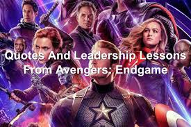The truth about tony stark and black widow in marvel avengers endgame subscribe now to cbr! Quotes And Leadership Lessons From Avengers Endgame