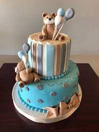 Teddy Bear Baby Shower Cake Adrienne Co Bakery Baby Shower Cake Pops Nautical Baby Shower Cake Bear Baby Shower Cake