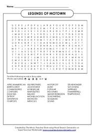 Over 168 trivia questions and answers about motown music in our 1960s music category. Motown Worksheets Teaching Resources Teachers Pay Teachers