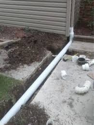A french drain, also called a land drain, is made up of a ditch filled with stones or gravel. Underground Downspouts An Easy Waterproofing Solution Ohio Basement Systems