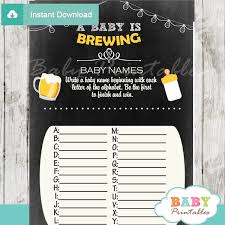 Our beer and alcohol trivia game is designed to keep your players feeling good. A Baby Is Brewing Beer Babyq Baby Shower Games D156 Baby Printables