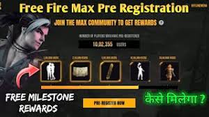 You can see ff redeem code today indian server, europe server, singapore server, and indonesia server. Free Fire Max Pre Registration Free Rewards For Pre Registration Advance Server New Registration Youtube