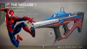 Aug 23, 2021 · however, destiny 2's recluse may be an old weapon, but it can still hold its own. Spiderman Spiderman Does Whatever A Spider Can Destiny2