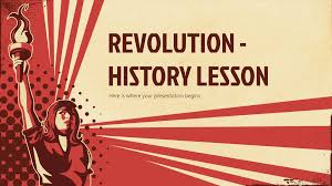 Powerpoint backgrounds are easily customizable and serve as powerful tools for software designers for presentation purpose. Revolution History Lesson Google Slides And Ppt Template