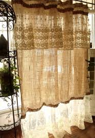 Semplicemente Squallido Spiaggia Cottage Chic Tema Francese Del Paese Per Una Tenda E Fatta Di Tel Chic Home Decor Shabby Chic Homes Burlap Shower Curtains