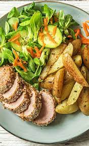 Saftiges Schweinefilet Mit Senfkruste Rezept Hellofresh Rezept Schweinefilet Rezepte Schweinelende Rezepte Schweinefilet