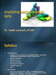 H,probabilitas dan statistika dalam ilmu rekayasa. Pengantar Statistik Untuk Teknik Sipil 28 08 17 Pdf
