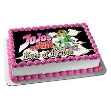 Jojo bizarre adventure cake