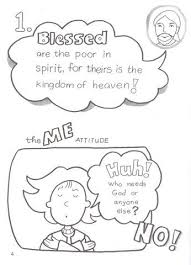 There is a certain pattern in the beatitudes. Review The Beatitudes Coloring And Activity Book Sunday School Kids Bible Lessons For Kids Sunday School Lessons