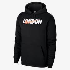 nike sportswear club fleece london mens printed hoodie