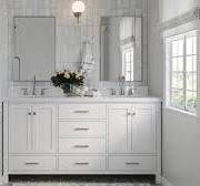 Ariel Cambridge 67 Inch Double Rectangle Sink Vanity With White Quartz  Countertop With 1 5 Edge In White