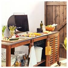 Applaro Klasen Charcoal Grill With Cart Cabinet Brown Stained Stainless Steel Color Ikea 480 Vie Ikea Outdoor Outdoor Kitchen Design Outdoor Kitchen