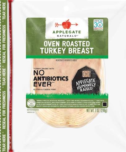 Products - Deli Meat - Natural Roasted Turkey Breast - Applegate