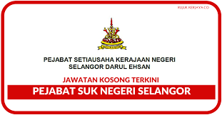 Suruhanjaya pilihan raya malaysia 77. Pejabat Suk Negeri Selangor Kerja Kosong Kerajaan