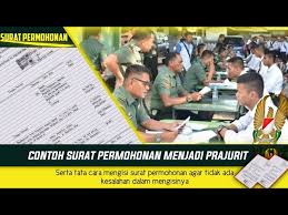 Dokumen yang perlu dilampirkan dalam surat demikian surat lamaran kerja ini saya ajukan, semoga dapat menjadi pertimbangan bapak/ibu. Contoh Surat Permohonan Menjadi Prajurit Karir Casis Wajib Tahu Surat Permohonan Menjadi Prajurit Youtube