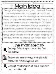 Main Idea And Details February Holidays Main Idea February Holidays Reading Comprehension Worksheets