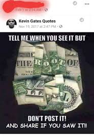 When you got wisdom and knowledge you supposed to spread the world wit some soulja love. Kevin Gates Quotes Oldpeoplefacebook
