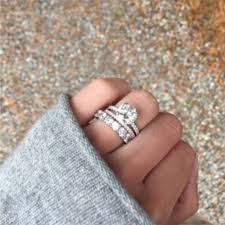 Fine jewelry russian wedding ring engagement ring by amallias. How To Wear A Wedding Ring Set Rachel Victoria Ring Concierge
