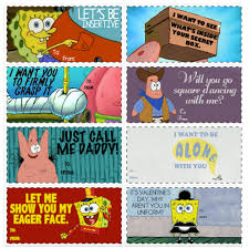 Valentine's day is a spongebob squarepants episode from season one. Spongebob Valentines Day Cards