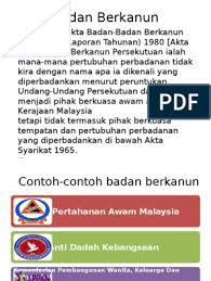 B) kontrak (tidak kurang 1 tahun). Slide Pgt 434 Badan Berkanun