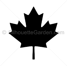 Canadian Maple Leaf Silhouette Leaf Silhouette Canadian Maple Leaf Silhouette Clip Art