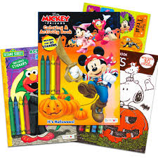 ⭐ free printable disney halloween coloring book. Toddler Toys 3 Books Featuring Disney Mickey Mouse Charlie Brown Elmo And More Disney Sesame Street Halloween Coloring Books Super Set Kids Toddlers Art Creativity