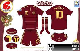 2010 2011 Russia Home Football Fashion Fifa Football Football Shirts