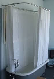 Amazon Com Extra Wide Vinly Shower Curtain For A Clawfoot Tub White With Magnets 180 X Clawfoot Tub Shower Curtain Clawfoot Tub Shower Vinyl Shower Curtains