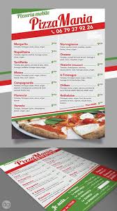 Flyer Menu Pour Une Pizzeria Mobile Alicegraphiste Pizzeria Flyer Pizza