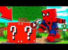 When destroyed by a player, it executes a random event. Spiderman Lucky Block Bedwars Minecraft Lucky Block Mod