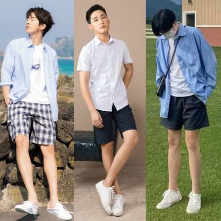 Bật Mí] Cách Phối Áo Sơ Mi Với Quần Short Nam Cực Đẹp