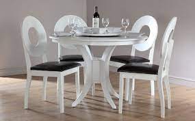 Dining Room Captivating Black White Dining Room Furniture Designing Ideas On Light Grain Woo Round Dining Room Round Kitchen Table Set Round Dining Room Table