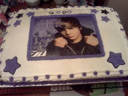 Justin bieber has a cigarette at kendall jenner's 20th birthday bash after completing probation. Justin Bieber Cake Cakecentral Com