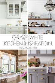 20 Gorgeous Gray And White Kitchens Maison De Pax