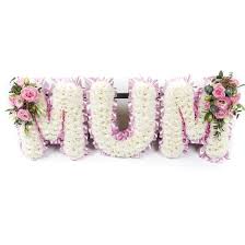 Funeral bouquets, sprays and stand available. Mum Tribute Funeral Flowers Bingham