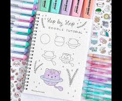 What are some cool things to draw for beginners? 50 Easy Cute Things To Draw With Step By Step Examples Notebooktherapy