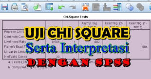 90/60 mmhg, n:96 x/m, s:38 c, r: Uji Chi Square Dengan Spss Serta Interpretasi Lengkap Spss Indonesia