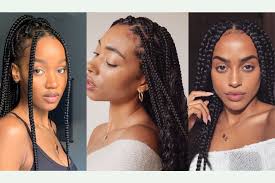 Braid just a small section down the center of your head. 52 Best Box Braids Hairstyles For Natural Hair In 2021