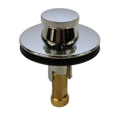 Bathtub drain stoppers home depot. Danco Lift And Turn Tub Drain Stopper In Chrome 88599 The Home Depot