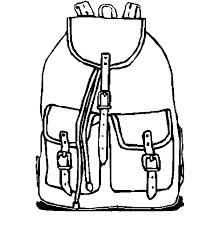 Backpack coloring pages smilling drawing books bookbag printable dora getcoloringpages getcolorings paper pa template. 92 Best School Supplies Coloring Pages For Kids Updated 2018